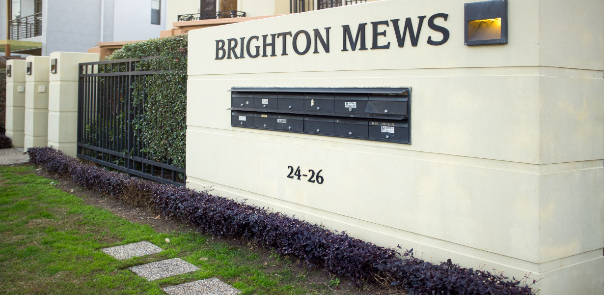 Brighton Mews sign