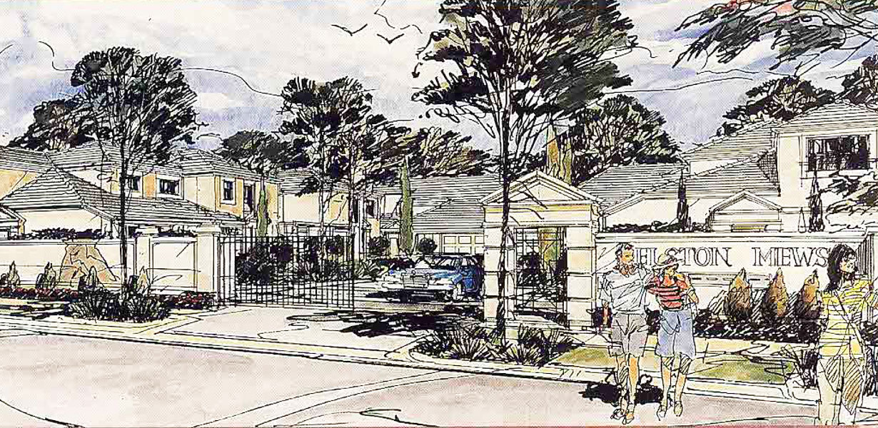 Elston Mews Estate concept art