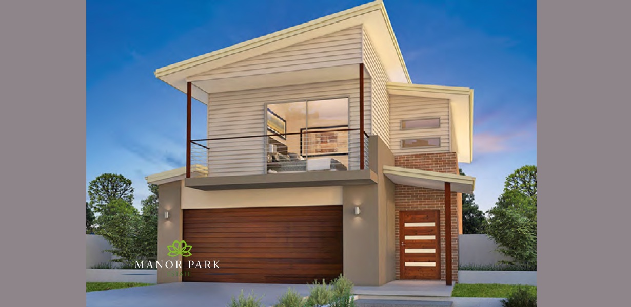 Two story house impression (Concept image)