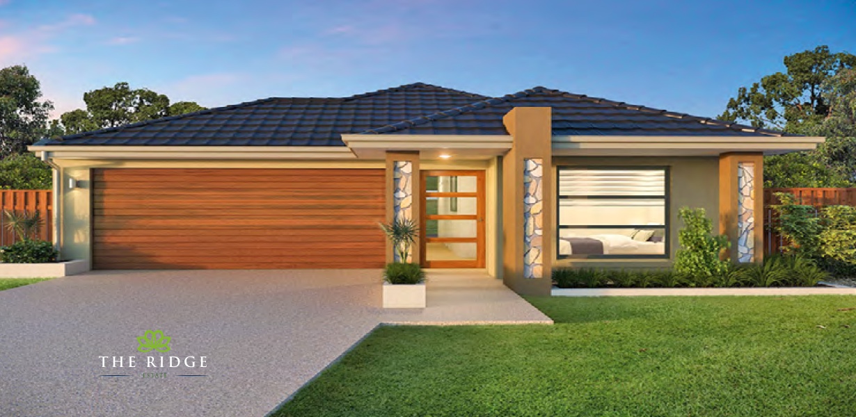 Single story house impression (concept image)