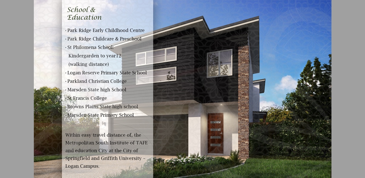 Two story house impression (concept image)